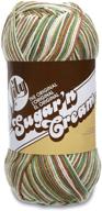 🌾 landscape ombre lily sugar 'n cream big ball yarn - 12oz, medium worsted gauge 4, 100% cotton - machine wash & dry logo