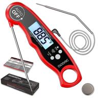 2-in-1 digital meat thermometer - instant read food thermometer for cooking, grilling, smoking, baking, turkey, milk, with dual probes logo