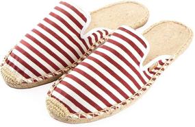 img 4 attached to 👞 Men's Kentti Classic Stripe Canvas Espadrilles: Shoes, Loafers & Slip-Ons