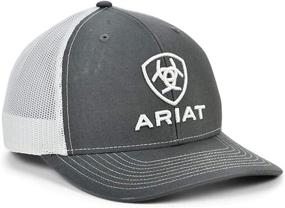 img 2 attached to 🧢 Grey ARIAT Classic Trucker Cap