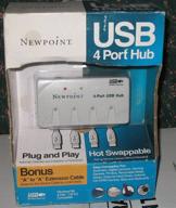 💻 enhanced connectivity with newpoint usb 4-port hub logo