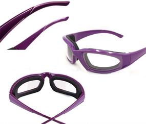 img 2 attached to Onion Goggles: Tear-Free Safety Glasses for a Tear-Free Kitchen Experience. Anti-Tear, Dustproof, Anti-Fog, Windproof