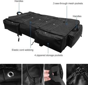 img 1 attached to 🧳 Okimyi Reusable Life Jacket Storage Bag - Ideal for T Top Boats, Hotels, Houses, Pools - Life Jackets Not Included