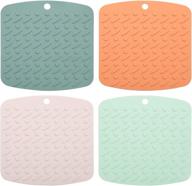 🔥 silicone heat resistant pot holder trivets logo