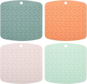 img 4 attached to 🔥 Silicone Heat Resistant Pot Holder Trivets