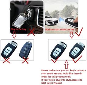 img 3 attached to Carbon Genuine Keyless Remote Womens Interior Accessories for Anti-Theft