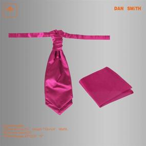 img 3 attached to 👔 Мужские аксессуары: Предварительно завязанные носовые платки Dan Smith C.C AQ-M-012 - Галстуки, подтяжки и платки для кармана