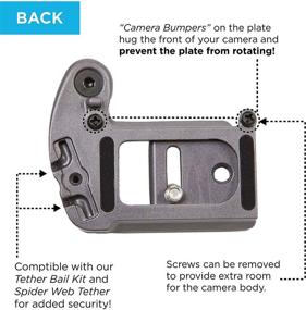 img 1 attached to 📷 Mirrorless Camera Plate for Spider Holster - Universal Compatibility with All Spider Camera Holsters