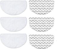 🧽 bissell powerfresh steam mop replacement pads - 6pcs washable vacmop pads for model 1940 1806 1440 series логотип