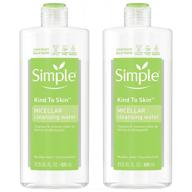 simple kind to skin micellar cleansing water, 13.5 fl oz, pack of 2: gentle & effective facial cleanser for all skin types logo
