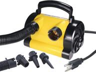 efficient 120-volt airhead ahp-120 kwik tek air pump canister - quick & convenient yellow inflator логотип