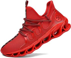 img 3 attached to 👟 Men's Athletic Shoes: Running Sneakers with Comfortable Walking Trainers