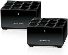 img 4 attached to 🌐 NETGEAR Nighthawk Whole Home Mesh WiFi 6 System (MK62) - AX1800 Router with 1 Satellite Extender, Extensive Coverage up to 3,000 sq. ft., Supports Over 25 Devices