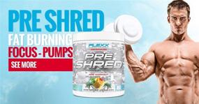 img 1 attached to 💪 Flexx Pre Shred Arctic Ice Berry: Powerful Pre-Workout Powder for Lean Physique, Energy, Fat Burning, Focus and Pumps - 30 Servings