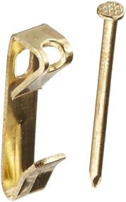 img 1 attached to Premium Brass Picture Hangers - OOK 50453, Art Hooks, Reusable for Frames, 30lb Capacity (6 Set)