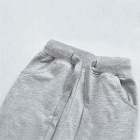 img 2 attached to 🏻 ACESTAR Pure Boys' Athletic Sweatpants with Drawstring - Ultimate Comfort and Style for Kids!