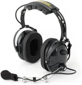 img 4 attached to 🎧 Rugged Radios H22-CF Carbon Fiber Over-The-Head Two-Way Radio Headset - Dynamic Noise Cancelling Mic, Push-to-Talk, 3.5mm Input Jack for Music & MP3 Players