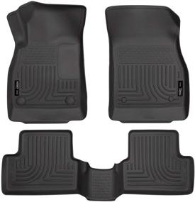 img 4 attached to 🚗 Коврики Husky Liners Weatherbeater для передних и задних сидений Chevrolet Cruze 2011-2015 и Chevrolet Cruze Limited 2016 (черные, 98161)