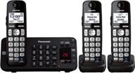 📞 panasonic kx-tge243b dect 6.0 expandable digital cordless answering system - 3 handsets, black – reviews & best price logo