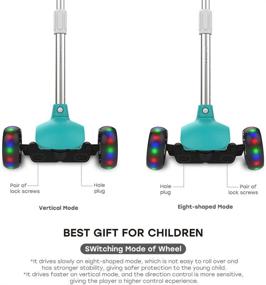 img 1 attached to 🛴 ASITON Children's Scooter: 3-Wheel Kick Scooter for 3-6 Year Olds, Boys and Girls, with Light Up Wheels - Learn to Steer