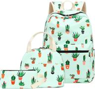 🎒 school backpack - green pencil children - 0042 logo