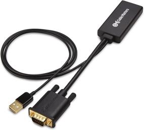 img 2 attached to 🔌 Адаптер Cable Matters VGA к HDMI: Улучшите свой монитор и телевизор с поддержкой аудио