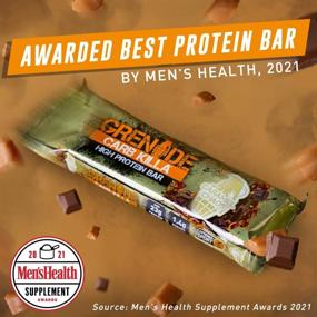 img 2 attached to 🍫 Grenade Carb Killa Caramel Chaos Candy Bar - High Protein, Low Sugar - 12 Pack, 60g each