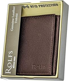 img 3 attached to 💳 Genuine Slimfold Rolfs Trifold Wallet: Optimal Blocking Technology for enhanced security