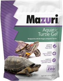 img 1 attached to Mazuri Aquatic Turtle Food: Convenient Easy-to-Serve Gel - Freshwater Formula (8 oz Bag)