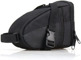 img 3 attached to 🚲 Under Seat Bike Pouch/Cycling Bag for Cyclists/ Tool Bag for Bicycles/ Bicycle Storage Bag - Perfect Gift for Cyclists