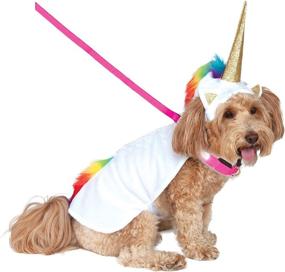 img 4 attached to 🦄 Rubie's Unicorn Cape with Hood and Lighted Collar Pet Costume