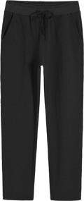 img 4 attached to 👖 Casual and Comfortable Weintee Women's Cotton Sweatpants – Featuring Convenient Pockets