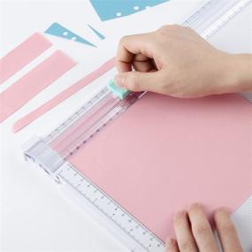 img 2 attached to 📐 Ecraft 12x12 Inch Paper Trimmer Scoring Board: Craft Paper Cutter for Book Covers, Gift Boxes, Photos, and More - Folding & Scorer