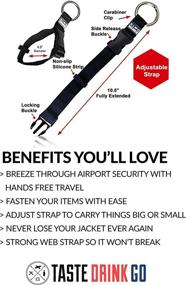 img 1 attached to 🧳 Pack of Luggage Straps for Travel Accessories