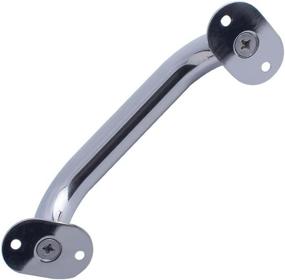 img 1 attached to 🚤 BAYSUN 2 Pcs Boat Handrail: Polished Stainless Grab Handle with Heavy Duty Marine Rail – Round Tube Design (9")