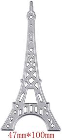 img 3 attached to Трафареты Eiffel Tower Metal Dies для изготовления открыток, DIY трафареты для скрапбукинга, материалы для искусства и ремесел, трафареты для бумажного ремесла для украшения фотоальбома.