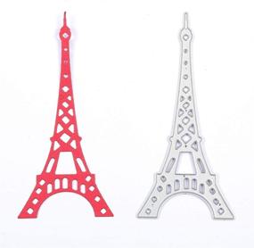 img 2 attached to Трафареты Eiffel Tower Metal Dies для изготовления открыток, DIY трафареты для скрапбукинга, материалы для искусства и ремесел, трафареты для бумажного ремесла для украшения фотоальбома.