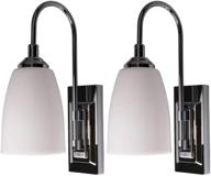 🔋 westek battery operated wall sconce, 2 pack - 70 lumens, chrome finish - easy wireless installation - full or dim settings - lpl780c логотип