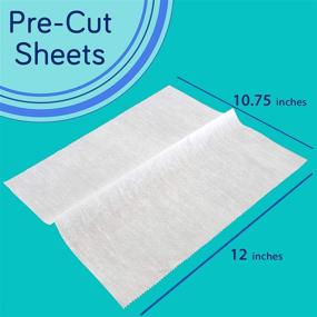 img 3 attached to 🧻 [500 Pack] Dry Wrap Wax Paper Sheets with Dispenser Box - Interfolded for Food and Deli, 12 X 10.75 Inch