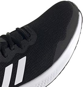 img 1 attached to Adidas Fluidstreet Running Black White Men's Shoes in Athletic