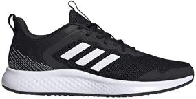 img 4 attached to Adidas Fluidstreet Running Black White Men's Shoes in Athletic