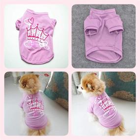 img 1 attached to 🐶 Yikeyo xs Puppy Clothes Girl - Yorkie Clothes for Small Dogs - Small Puppy Clothes Boy - xs Dog Clothes Girl - Tea Cup Puppy Clothes - Female Dog Clothes - Girl Dog Clothes: High-Quality and Stylish Apparel for Your Pet!