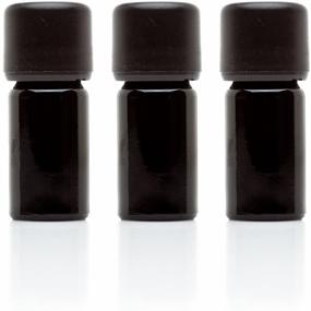 img 4 attached to Infinity Jars 5ml (.17 fl oz) Black UV 🌿 Glass Essential Oil Bottles with Euro Dropper Caps - 3-Pack