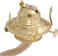 🔥 b&p lamp #2 kerosene lamp burner: antique brass illumination logo