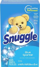 img 3 attached to Long-lasting Snuggle Blue Sparkle Fabric Softener Dryer Sheets - 120 Count for Extra Freshness