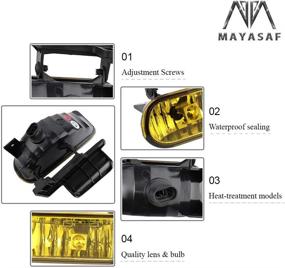 img 1 attached to MAYASAF Chevrolet Assembly Silverado 2000 2006 Lights & Lighting Accessories
