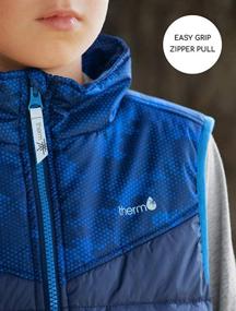 img 1 attached to 🧥 Therm Kids Waterproof Puffer Jackets - Girls & Boys Clothing