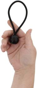 img 2 attached to ABN 6-inch Ball Bungee 25-Pack – Black Loop Straps with Plastic Balls for Tarp Tie Down, Lacrosse, Soccer