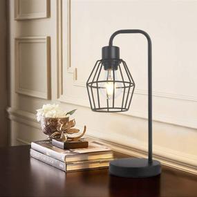 img 3 attached to 🏮 LIUSUN LIULU Premier Industrial Table Lamp: Stylish Vintage Edison Reading Lamp for Bedroom and Living Room Décor