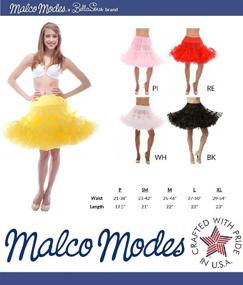 img 2 attached to 🎃 Malco Modes Petticoat: Perfect for Halloween, Parties, and Vintage Wear!